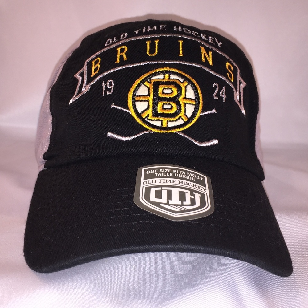 Boston Bruins Slouch Hockey Cap Hat NEW